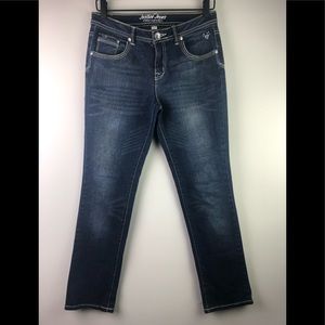 Justice Girls Jeans Size 12 1/2 - EUC